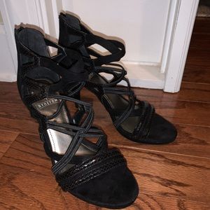 Impo Stretch Black Heels